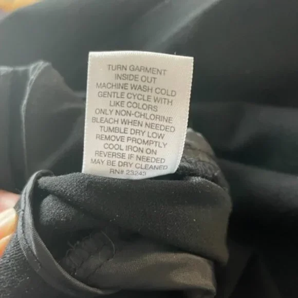 7th Avenue Black Slim-fit Stretchy Slacks - 12p - Picture 6 of 6